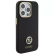 Guess GUHCP15XM4DGPK iPhone 15 Pro Max 6.7" Silicone Logo Strass 4G tok, fekete