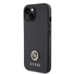 Guess GUHCP15MPS4DGPK iPhone 15 Plus / 14 Plus 6.7" Strass Metal Logo tok, fekete