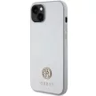Guess GUHCP15MPS4DGPS iPhone 15 Plus / 14 Plus 6.7" Strass Metal Logo tok, ezüst