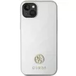 Guess GUHCP15MPS4DGPS iPhone 15 Plus / 14 Plus 6.7" Strass Metal Logo tok, ezüst