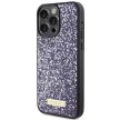 Guess GUHCP15XPFGSBSP iPhone 15 Pro Max 6.7" Rhinestone Metal Logo tok, lila