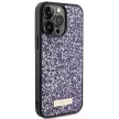 Guess GUHCP15XPFGSBSP iPhone 15 Pro Max 6.7" Rhinestone Metal Logo tok, lila