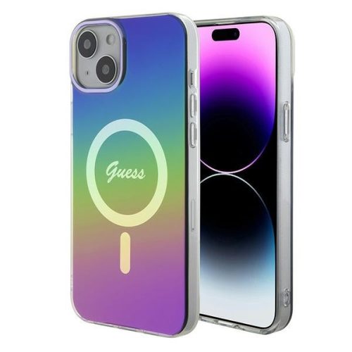 Guess GUHMP15SHITSK iPhone 15 6.1" IML Iridescent MagSafe tok, színes