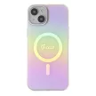 Guess GUHMP15MHITSP iPhone 15 Plus / 14 Plus 6.7" IML Iridescent MagSafe tok, rózsaszín
