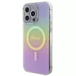 Guess GUHMP15LHITSP iPhone 15 Pro 6.1" IML Iridescent MagSafe tok, rózsaszín