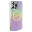 Guess GUHMP15LHITSP iPhone 15 Pro 6.1" IML Iridescent MagSafe tok, rózsaszín