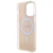 Guess GUHMP15LHITSP iPhone 15 Pro 6.1" IML Iridescent MagSafe tok, rózsaszín