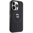 KARL LAGERFELD KLHMP15LHFCKNOK iPhone 15 PRO (Ikonik + MAG / tok, fekete