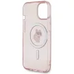 Karl Lagerfeld KLHMP15SHFCCNOP iPhone 15 6.1" IML Choupette MagSafe tok, rózsaszín