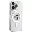Karl Lagerfeld KLHMP15LHGKCNOT iPhone 15 Pro 6.1" Karl&Choupette Glitter MagSafe tok, átlátszó