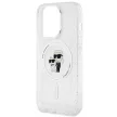 Karl Lagerfeld KLHMP15LHGKCNOT iPhone 15 Pro 6.1" Karl&Choupette Glitter MagSafe tok, átlátszó