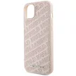 Karl Lagerfeld KLHCP15MPQKPMP iPhone 15 Plus / 14 Plus 6.7" Quilted K Pattern tok, rózsaszín