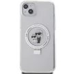 Karl Lagerfeld KLHMP15MHMRSKCH iPhone 15 Plus / 14 Plus 6.7" Ring Stand Karl&Choupettte MagSafe tok, fehér