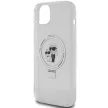 Karl Lagerfeld KLHMP15MHMRSKCH iPhone 15 Plus / 14 Plus 6.7" Ring Stand Karl&Choupettte MagSafe tok, fehér