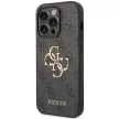 Guess iPhone 15 Pro Max 6,7" GUHCP15X4GMGGR HC PU Leather 4G Metal Logo tok, szürke