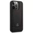 Mercedes MEHCP15XARMBK iPhone 15 Pro Max 6.7" tok, fekete/tok, fekete hardcase Leather Urban