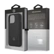 Mercedes MEHCP15XARMBK iPhone 15 Pro Max 6.7" tok, fekete/tok, fekete hardcase Leather Urban