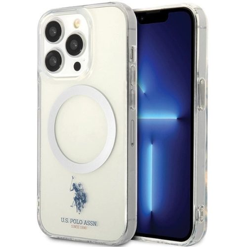 US Polo USHMP15LUCIT iPhone 15 Pro 6.1" MagSafe Collection tok, átlátszó