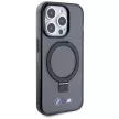 BMW BMHMP15LURSK iPhone 15 Pro 6.1" Ring Stand M Collection MagSafe tok, fekete