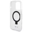 BMW BMHMP15LURST iPhone 15 Pro 6.1" Ring Stand M Collection MagSafe tok, átlátszó