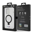 BMW BMHMP15LURST iPhone 15 Pro 6.1" Ring Stand M Collection MagSafe tok, átlátszó