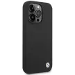 BMW BMHCP15XSILBK iPhone 15 Pro Max 6.7" Silicone Metal Logo tok, fekete