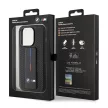 BMW BMHCP15LGSPPRK iPhone 15 Pro 6.1" hardcase Grip Stand Smooth & Perforated tok, fekete