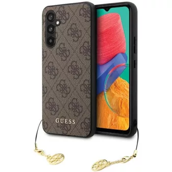   Guess GUHCS23FEGF4GBR Samsung Galaxy S23 FE S711 hátlap, tok 4G Charms Collection, barna