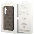 Guess GUHCS23FEGF4GBR Samsung Galaxy S23 FE S711 hátlap, tok 4G Charms Collection, barna