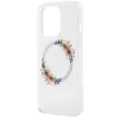 GUESS GUHMP15LHFWFCT iPhone 15 Pro (MagSafe / Flowers Wreath / tok, átlátszó