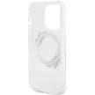 GUESS GUHMP15LHFWFCT iPhone 15 Pro (MagSafe / Flowers Wreath / tok, átlátszó
