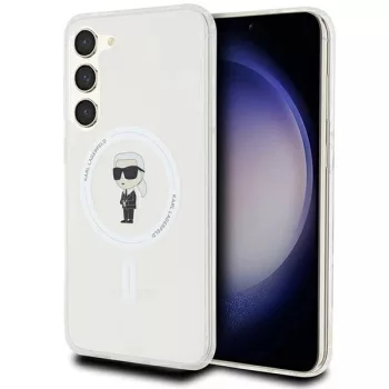   Karl Lagerfeld Samsung Galaxy Samsung Galaxy S23 Plus KLHMS23MHFCKNOT IML Ikonik MagSafe tok, átlátszó