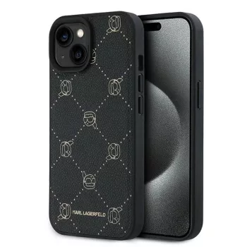   Karl Lagerfeld KLHMP15MPGKHPHK iPhone 15 Plus 6.7" Karl Head MagSafe tok, fekete