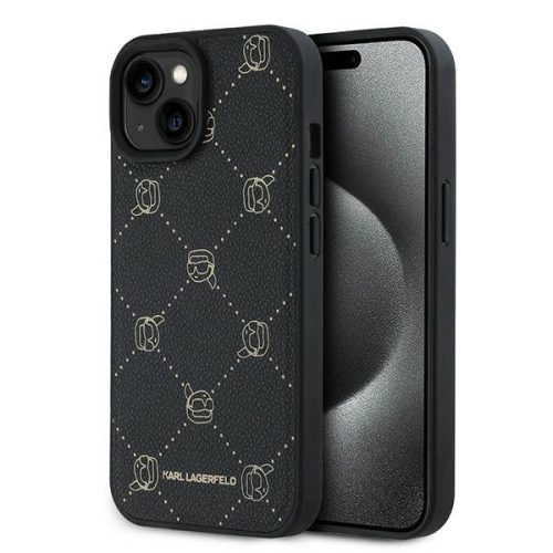 Karl Lagerfeld KLHMP15MPGKHPHK iPhone 15 Plus 6.7" Karl Head MagSafe tok, fekete