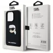 Karl Lagerfeld KLHMP15XSKHPPLK iPhone 15 Pro Max 6.7" Silicone Karl Head Print MagSafe tok, fekete