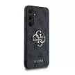 GUESS hátlap, tok Samsung Galaxy A35 GUHCSA354GMGGR (PU Big 4G Metal Logo), fekete
