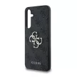 GUESS hátlap, tok Samsung Galaxy A35 GUHCSA354GMGGR (PU Big 4G Metal Logo), fekete