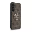 GUESS hátlap, tok Samsung Galaxy A35 GUHCSA354GMGBR (PU Big 4G Metal Logo), barna