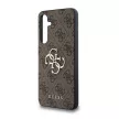 GUESS hátlap, tok Samsung Galaxy A35 GUHCSA354GMGBR (PU Big 4G Metal Logo), barna