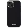 DKNY DKHMP14SPSCMCLK iPhone 14 6.1" Plain Logo MagSafe tok, fekete