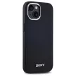 DKNY DKHMP14SPSCMCLK iPhone 14 6.1" Plain Logo MagSafe tok, fekete