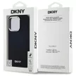 DKNY DKHMP14LPSCMCLK iPhone 14 Pro 6.1" Plain Logo MagSafe tok, fekete