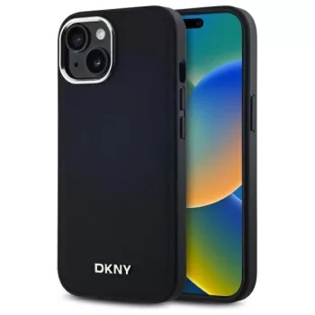   DKNY Plain Logo MagSafe DKHMP15MPSCMCLK iPhone 15 Plus 6.7" tok, fekete