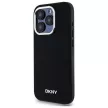DKNY Grained Metal Logo MagSafe DKHMP15LPSCMCLK iPhone 15 Pro 6.1" tok, fekete
