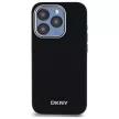 DKNY Grained Metal Logo MagSafe DKHMP15LPSCMCLK iPhone 15 Pro 6.1" tok, fekete