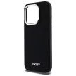 DKNY Grained Metal Logo MagSafe DKHMP15LPSCMCLK iPhone 15 Pro 6.1" tok, fekete