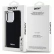 DKNY Grained Metal Logo MagSafe DKHMP15LPSCMCLK iPhone 15 Pro 6.1" tok, fekete