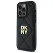 DKNY DKHCP14XPQDSLK iPhone 14 Pro Max 6.7" Quilted Stack Logo tok, fekete