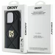 DKNY DKHCP14XPQDSLK iPhone 14 Pro Max 6.7" Quilted Stack Logo tok, fekete