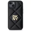 DKNY Quilted Stack Logo DKHCP15SPQDSLK iPhone 15 6.1" tok, fekete